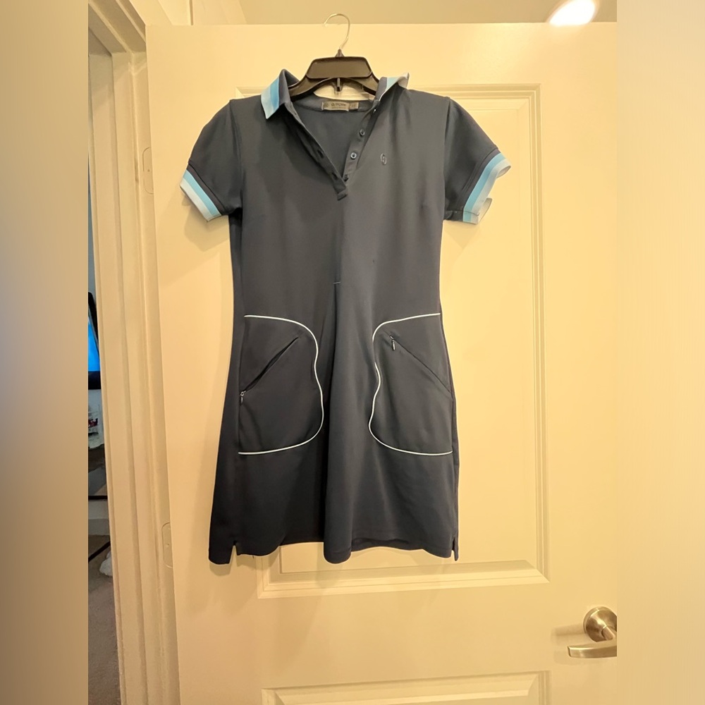 Blue Gfore golf dress size M